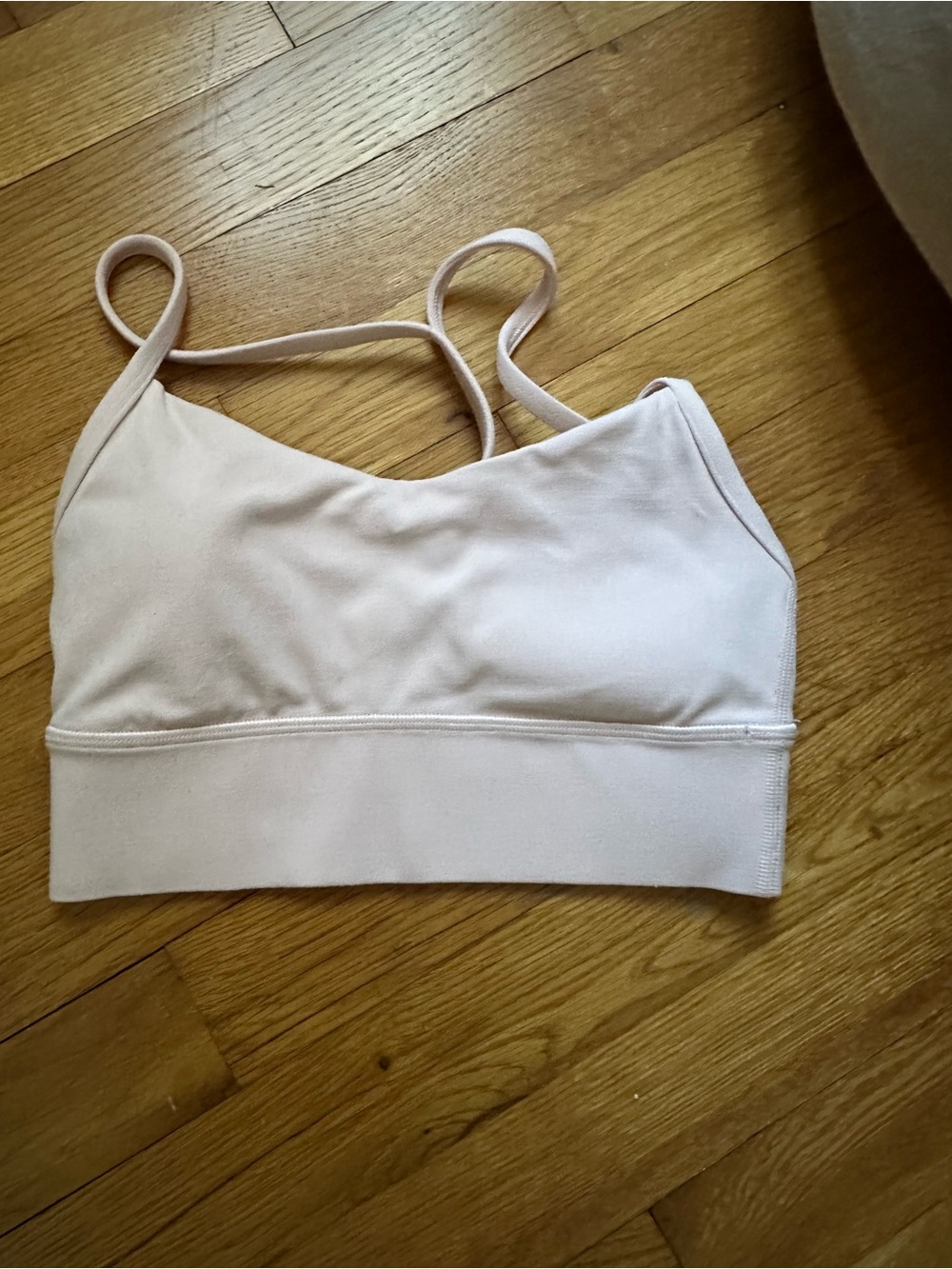 Lululemon Light Pink sports bra